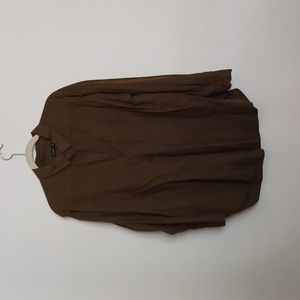 Dark Olive Button-down Shirt